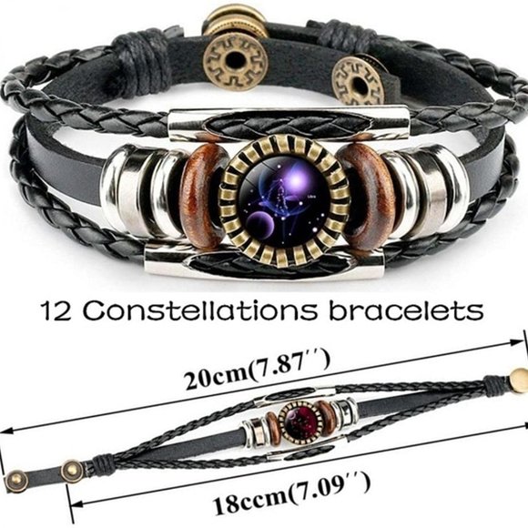 Other - HOST PICK!  NWT!!!! Gorgeous Zodiac Constellation Braided Rope BRACELET STARS